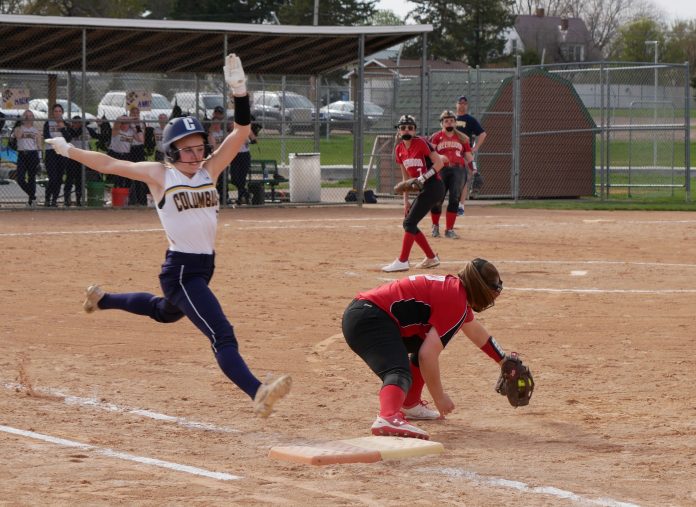 Out at first