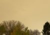 Why is the sky yellow today?