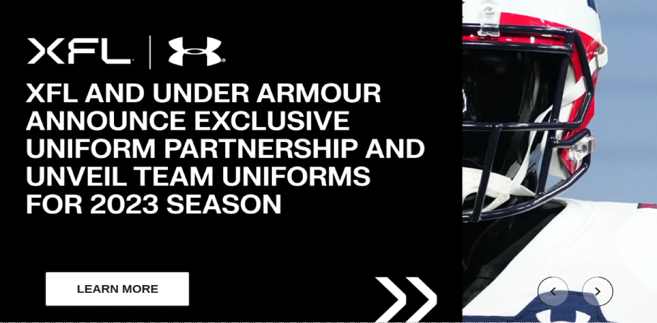 XFL Unveils Under Armour Uniforms For 2023 Reboot Season – SportsLogos.Net  News