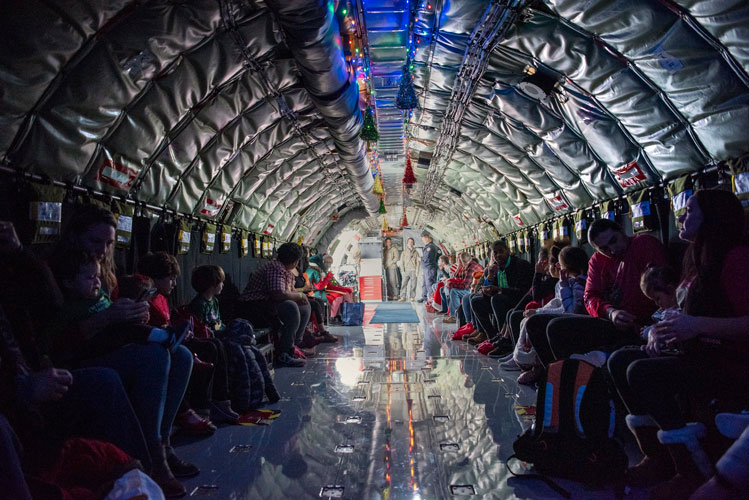 north pole flight