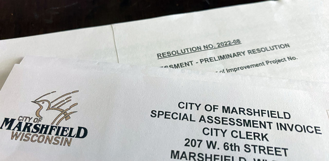 City of Marshfield Explains Special Assessments for Street Improvement