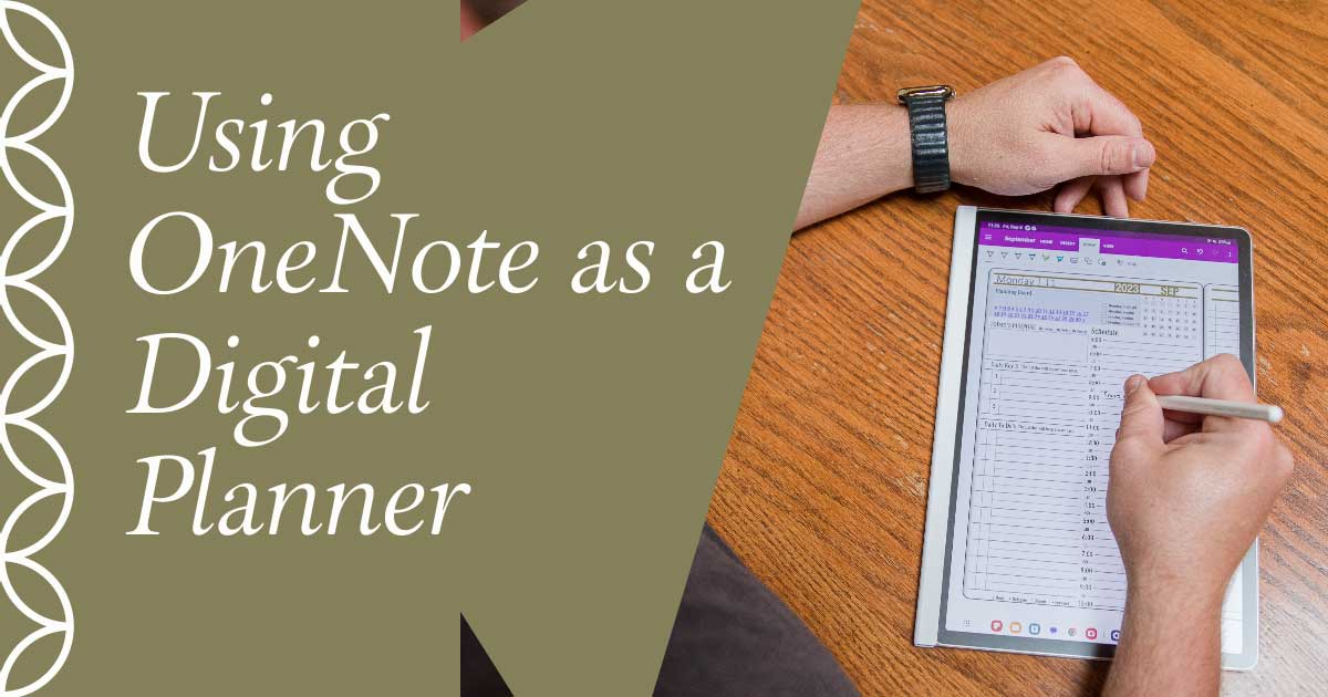 How to Use OneNote as a Digital Planner OnFocus