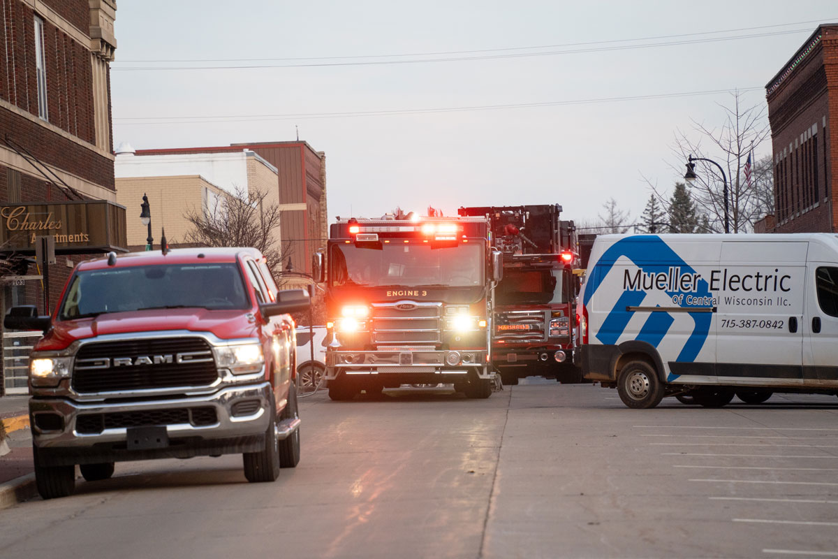 Smoldering Attic Fire Displaces Tenant at Charles Apartments in
