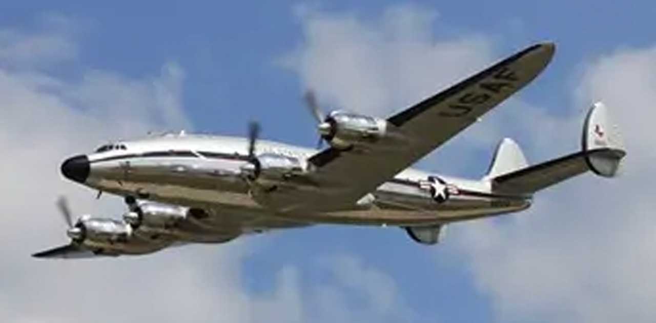 Air Legends Foundation Lockheed Constellation C-121A returns to