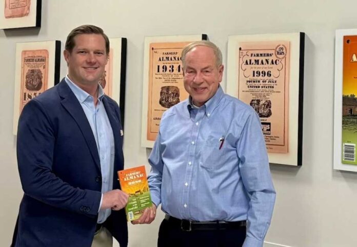 Farmers Almanac Saved: Tim Konrad and Peter Geiger