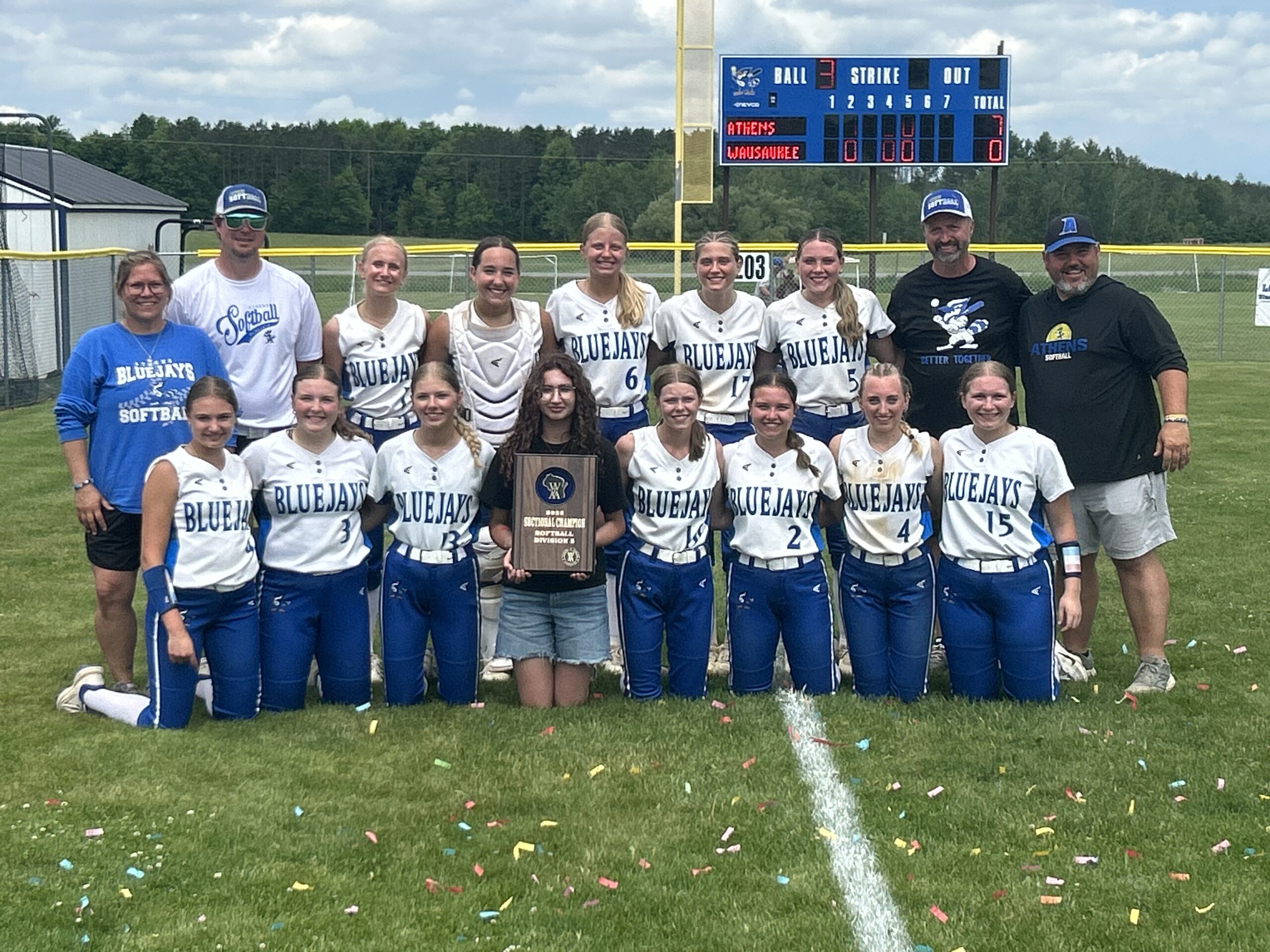 Athens Season Ends at State After 10–2 Loss to Belmont in Division 5 Opener