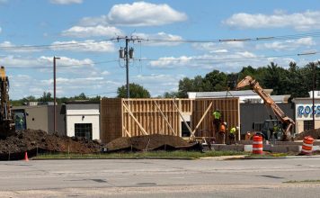 Chipotle construction underway in Marshfield construction chipotle marshfield wi