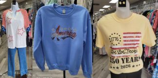 Downtown Marshfield Boutique Rae Baxter’s Gears Up for July 4th rae baxters july 4th apparel